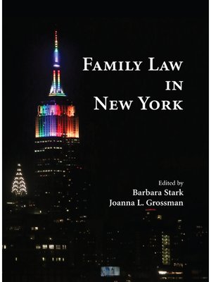 cover image of Family Law in New York